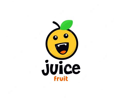 Premium Vector | Orange juice logo cartoon vector