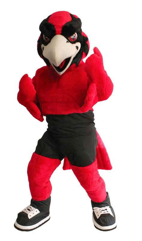 February 2019: Southeast Missouri State University - Rowdy the Redhawk - Mascots