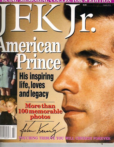 JOHN F KENNEDY JFK JR Memorial Magazine 1999 AMERICAN PRINCE | Jfk jr, John kennedy jr, Jfk