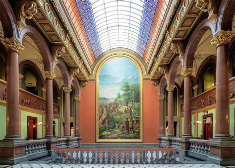 Illinois State Capitol - Grand Staircase Mural Photograph by Susan ...