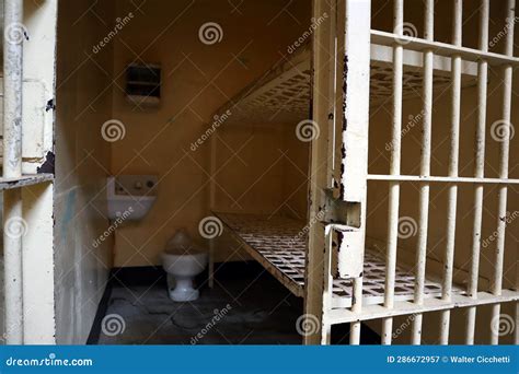 Penitentiary Prison Jail, View Inside a Cell Stock Image - Image of ...