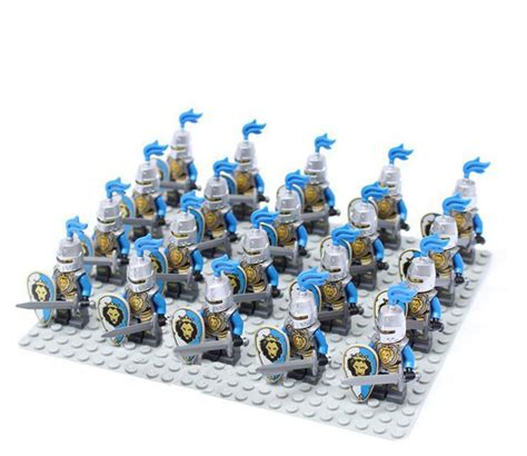 Medieval Knights Kingdom Soldiers Minifigures Lego Compatible King Leo's Castle