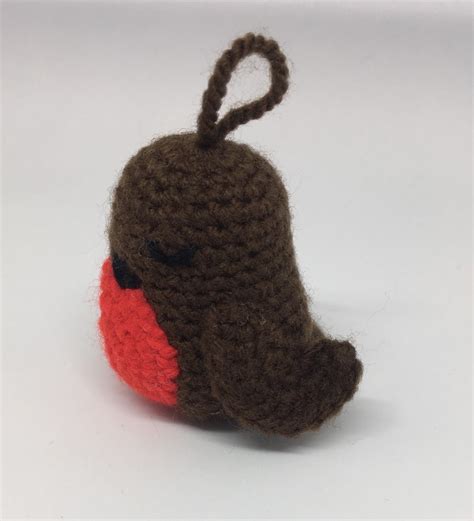 Crochet... Amigurumi : Hanging Robin