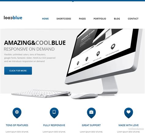 Logo Blue Corporate Website Design 16 - Preview