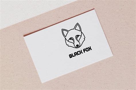 Logo Black and White - Black Fox