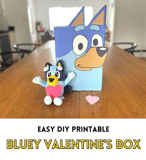 Bluey Valentine’s Box DIY – (Easy Printable) - Salt Family Travels