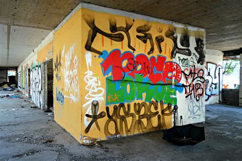 Graffiti In Abandoned Building Free Stock Photo - Public Domain Pictures