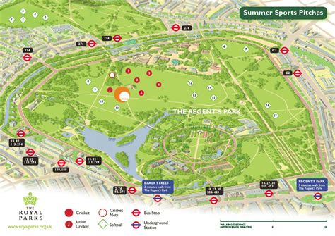 Map Of Regent's Park: Your Guide To A Relaxing Day Out In London - Map Of The Usa