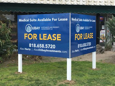 Commercial Property “For Lease” Signs, Graphics Close Vacancies in Anaheim CA!