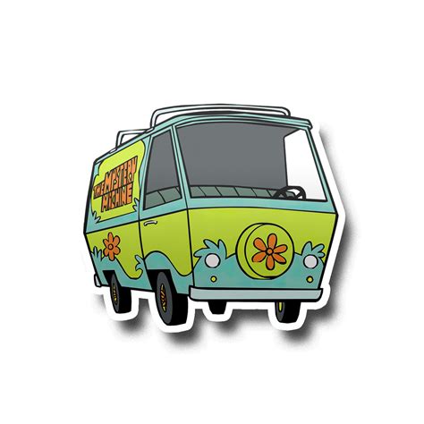 Scooby Doo Mystery Machine Sticker – Acid Ink Designs