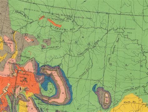 Rare Old Geology Map of USA & Canada, 1886 by Charles Henry Hitchcock – The Unique Maps Co.