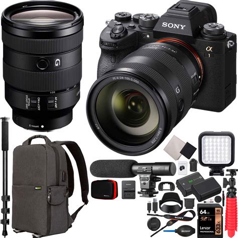 Sony a1 (Alpha 1) Mirrorless Camera Body + 24-105mm F4 G OSS FE Zoom E ...