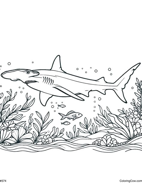 Great White Shark Coloring Page