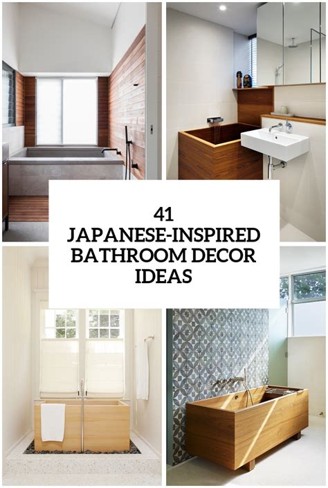 41 Peaceful Japanese-Inspired Bathroom Décor Ideas - DigsDigs