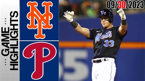 New York Mets vs Philadelphia Phillies GAME HIGHLIGHTS [TODAY ...