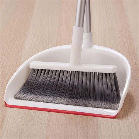 Eyliden Broom and Dustpan, Ecofriendly Long Handle Broom Dustpan Set for Home Kitchen Classroom ...