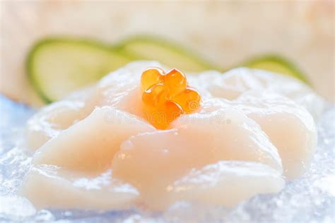 Hotate sashimi stock photo. Image of isolated, fresh - 19125688