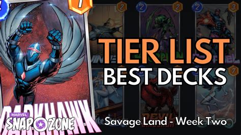 Marvel Snap Metagame Tier List, January 16th, 2023: Savage Land Week 2 - Balance Patch Aftermath ...