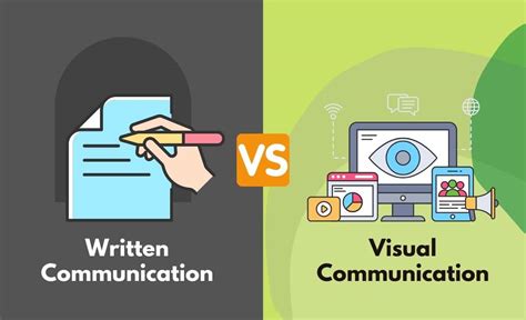 Written Communication vs. Visual Communication - What's The Difference: In Tabular Form, Points ...