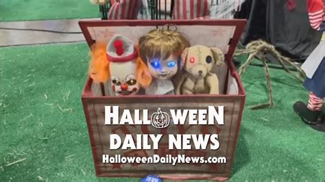 Lowe's 2023 Halloween Animatronics - Haunted Toy Box Video and More - YouTube