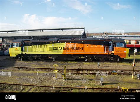 Colas Rail Freight Class 70 Diesel Locomotive At Cambridge, 49% OFF