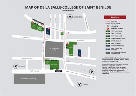 MAP of DE LA SALLE-COLLEGE of SAINT BENILDE Manila Campuses - DocsLib