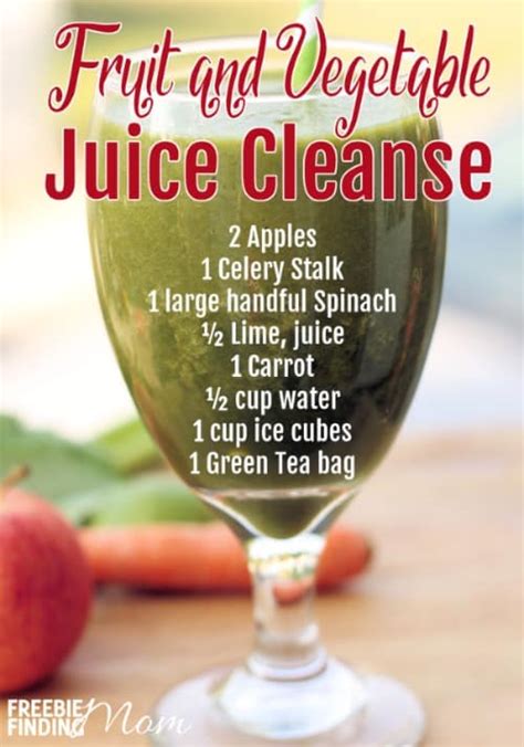 Fruit and Vegetable Juice Cleanse Recipe