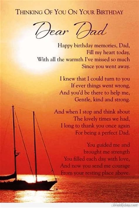 Birthday Wishes For Dad In Heaven - Happy Birthday Card