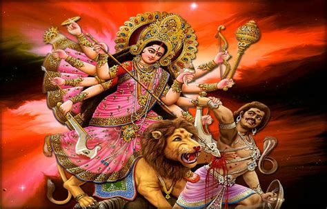 God Durga HD Wallpaper - WallpaperSafari