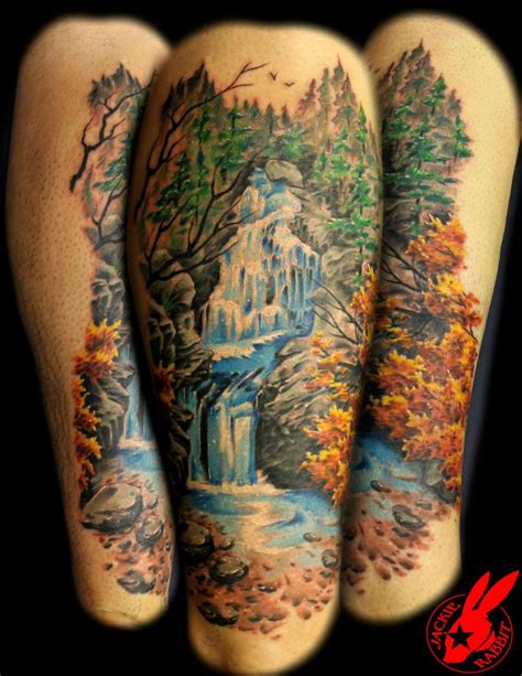 Waterfall Tattoo by Jackie Rabbit by jackierabbit12 on DeviantArt