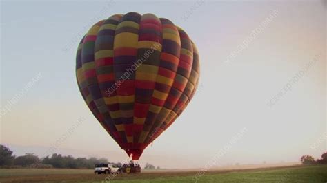 Hot air balloon safari - Stock Video Clip - K010/8028 - Science Photo Library