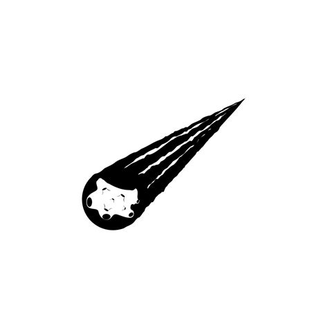 comet vector icon illustration 23201943 Vector Art at Vecteezy