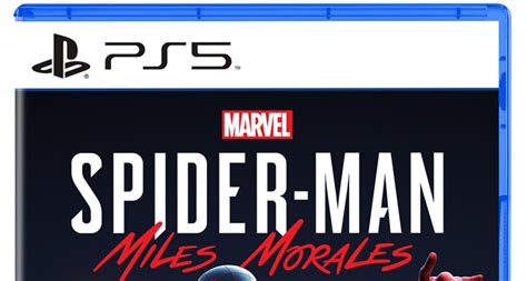 PS5 Physical Game Case Design Revealed, Spider-Man Miles Morales Box Art