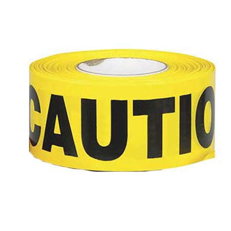 CAUTION TAPE YELLOW 3″ x 1000′ - Universal Industrial Supply