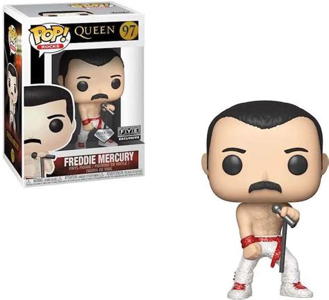 Funko Queen POP Rocks Freddie Mercury Exclusive Vinyl Figure 97 ...