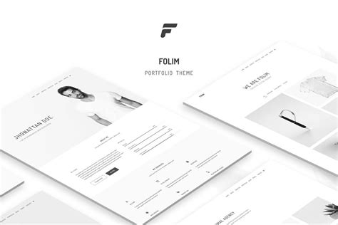 Folim - Clean Minimalist Portfolio Wordpress Slider Plugin, Wordpress Admin, Wordpress Theme ...