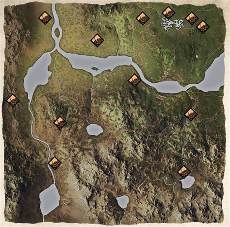 Medieval Dynasty – P.O.I. Locations Map (Caves, Hidden Treasures, Camps and More) - Re-actor