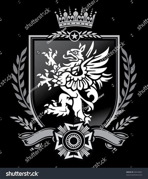 Griffin Crest Stock Vector 94418461 - Shutterstock