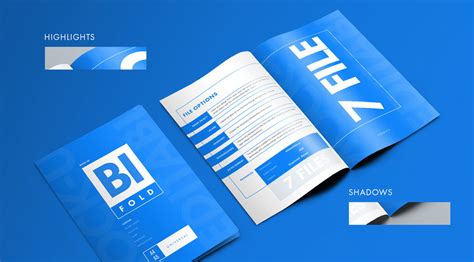 Download Seven Bifold Brochure Photoshop Mockups