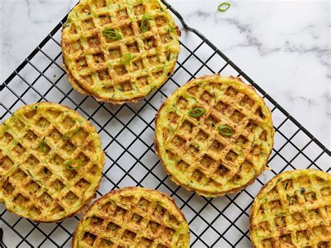 Zucchini Waffles (Green Waffles) Recipe