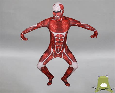 Attack on Titan Colossal Titan Zentai suit costume cosplay buy ...