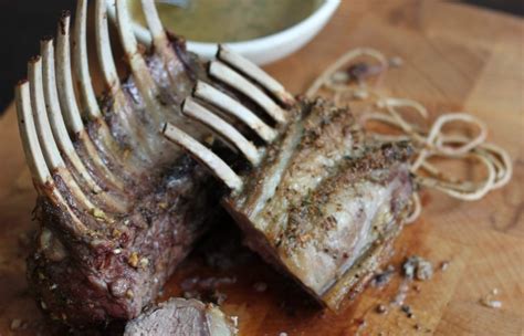 Garlic and Herb Crown Roast of Lamb Recipe | Alton Brown