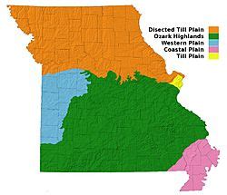 Geography of Missouri Facts for Kids