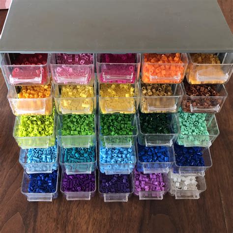 Sorting Perler beads this weekend was an oddly satisfying way to stave ...