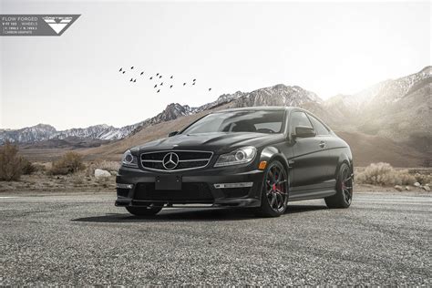 Matte Black Mercedes-Benz C63 AMG by Vorsteiner - GTspirit