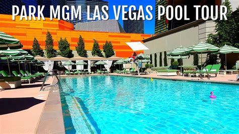 Park MGM Las Vegas Pool Tour 👙(Las Vegas 2020 Reopening) - YouTube