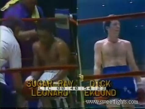 Dicky Eklund Vs Sugar Ray Leonard