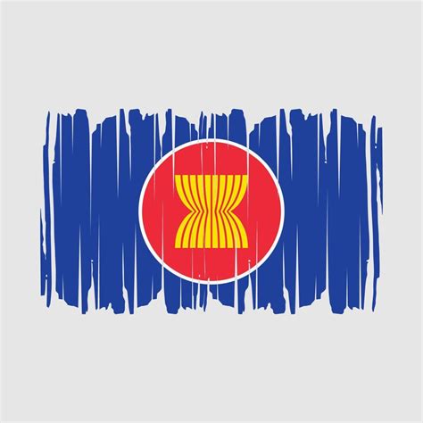 Asean Flag Brush Vector Illustration 20780286 Vector Art at Vecteezy