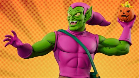 First Look: Spider-Man The Animated Series Green Goblin Bust by DST