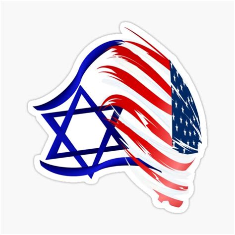 "Stand With Israel" Sticker by Lotacats | Redbubble